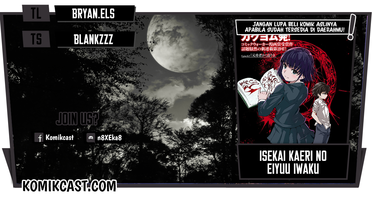 Baca Komik Isekai Kaeri no Eiyuu Iwaku Chapter 02 Gambar 1