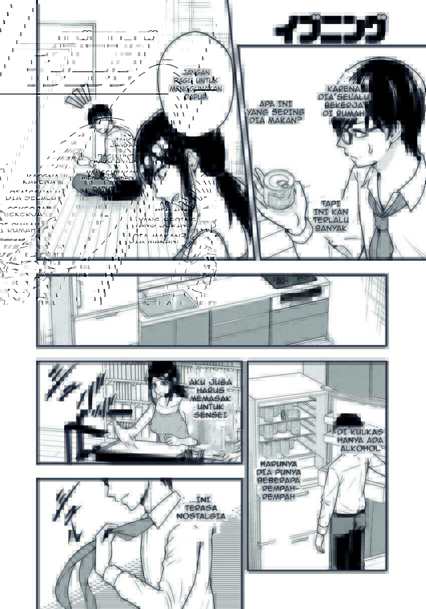 Hagoromo-sensei wa Kyou mo Kanzume Chapter 01 Gambar 19