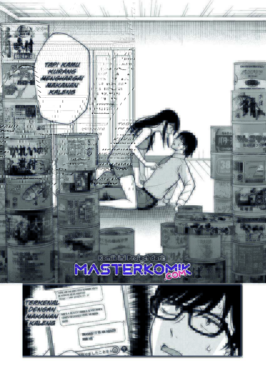 Hagoromo-sensei wa Kyou mo Kanzume Chapter 01 Gambar 26