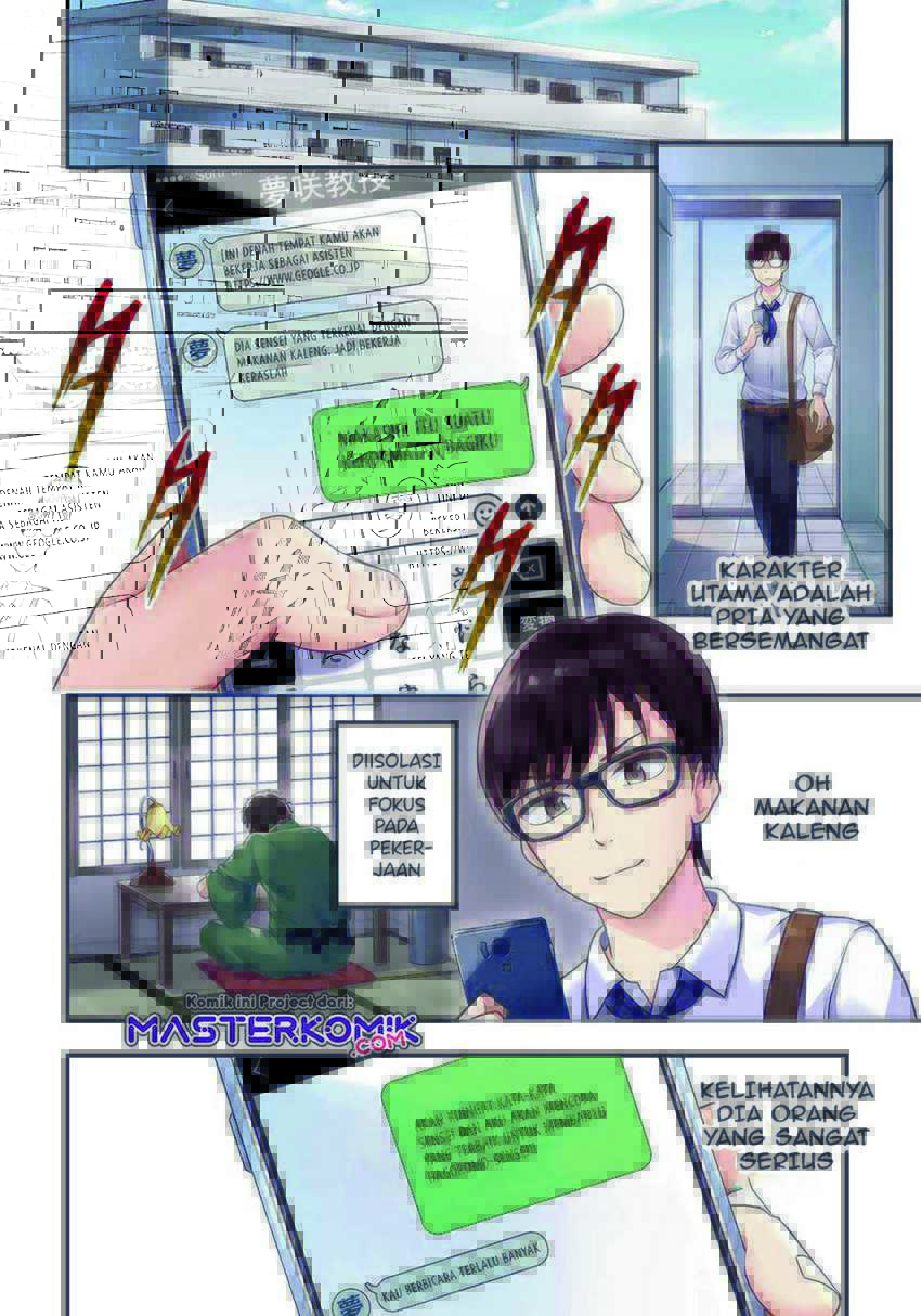 Hagoromo-sensei wa Kyou mo Kanzume Chapter 01 Gambar 5