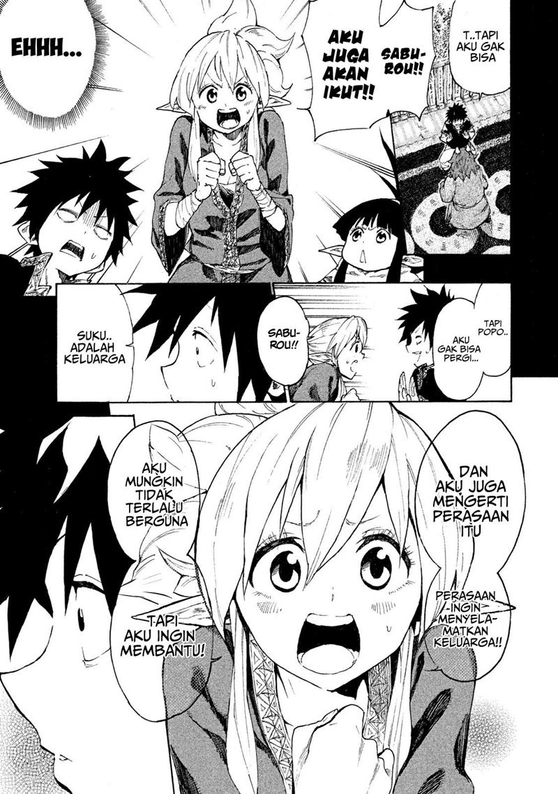 Mazumeshi Elf to Yuubokugurashi Chapter 06 Gambar 34