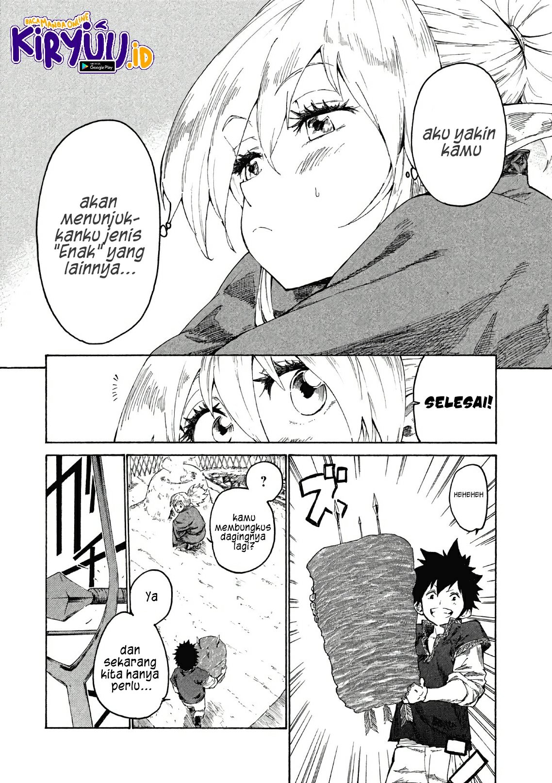 Mazumeshi Elf to Yuubokugurashi Chapter 02 Gambar 27