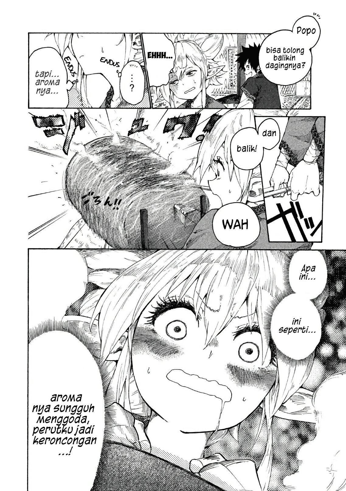Mazumeshi Elf to Yuubokugurashi Chapter 02 Gambar 31