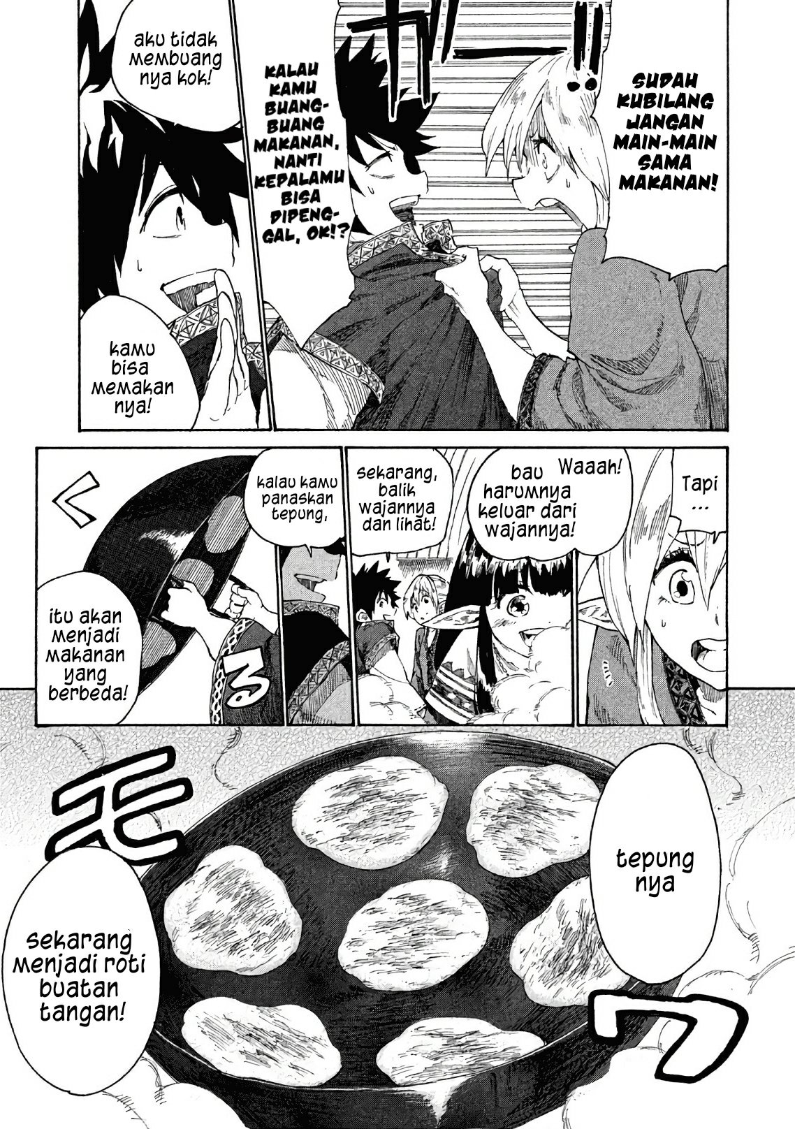Mazumeshi Elf to Yuubokugurashi Chapter 02 Gambar 36