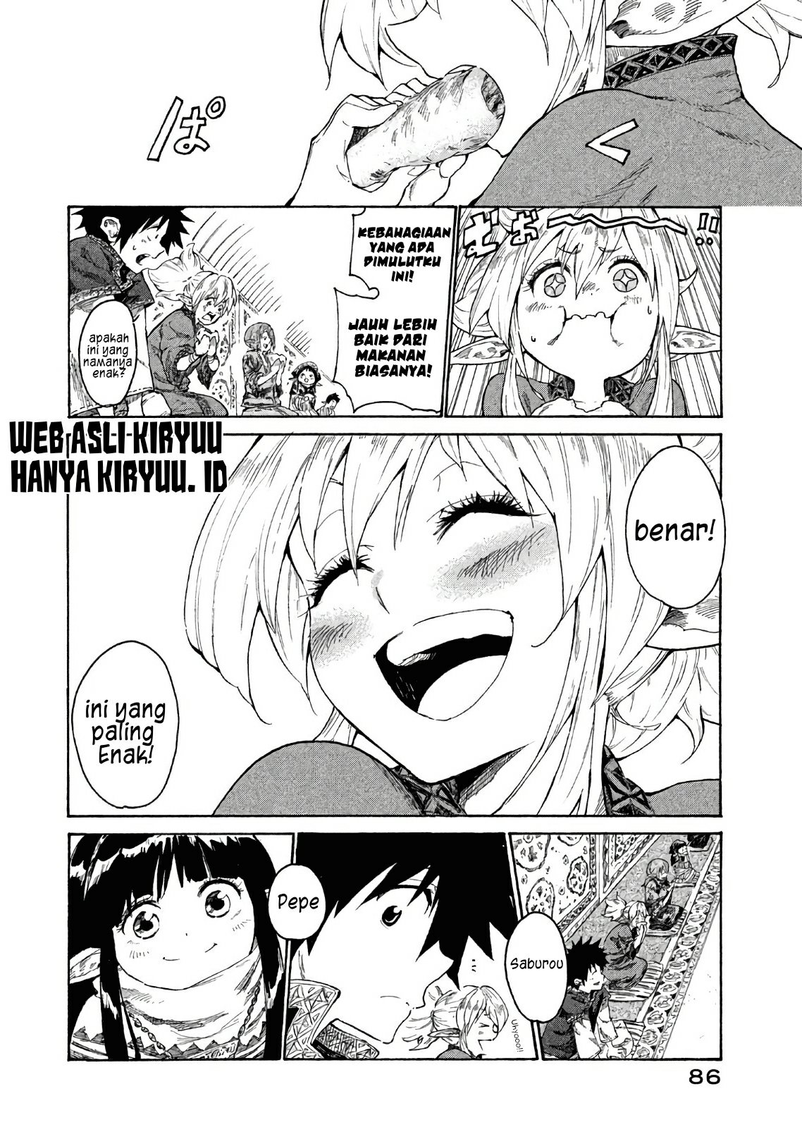 Mazumeshi Elf to Yuubokugurashi Chapter 02 Gambar 39