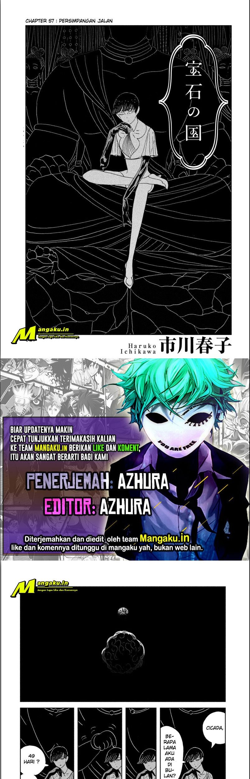 Baca Komik Houseki no Kuni Chapter 57 Gambar 1