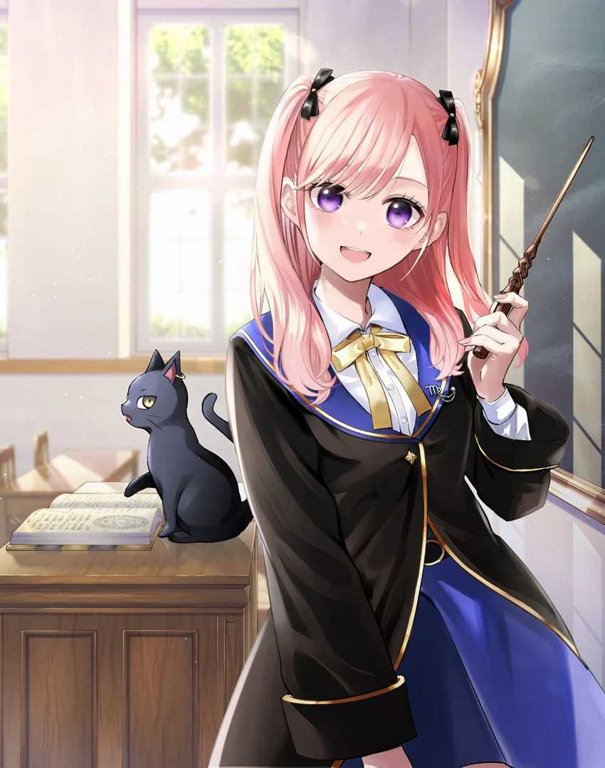 Baca  Kuroneko to Majo no Kyoushitsu Chapter 09 Gambar 2