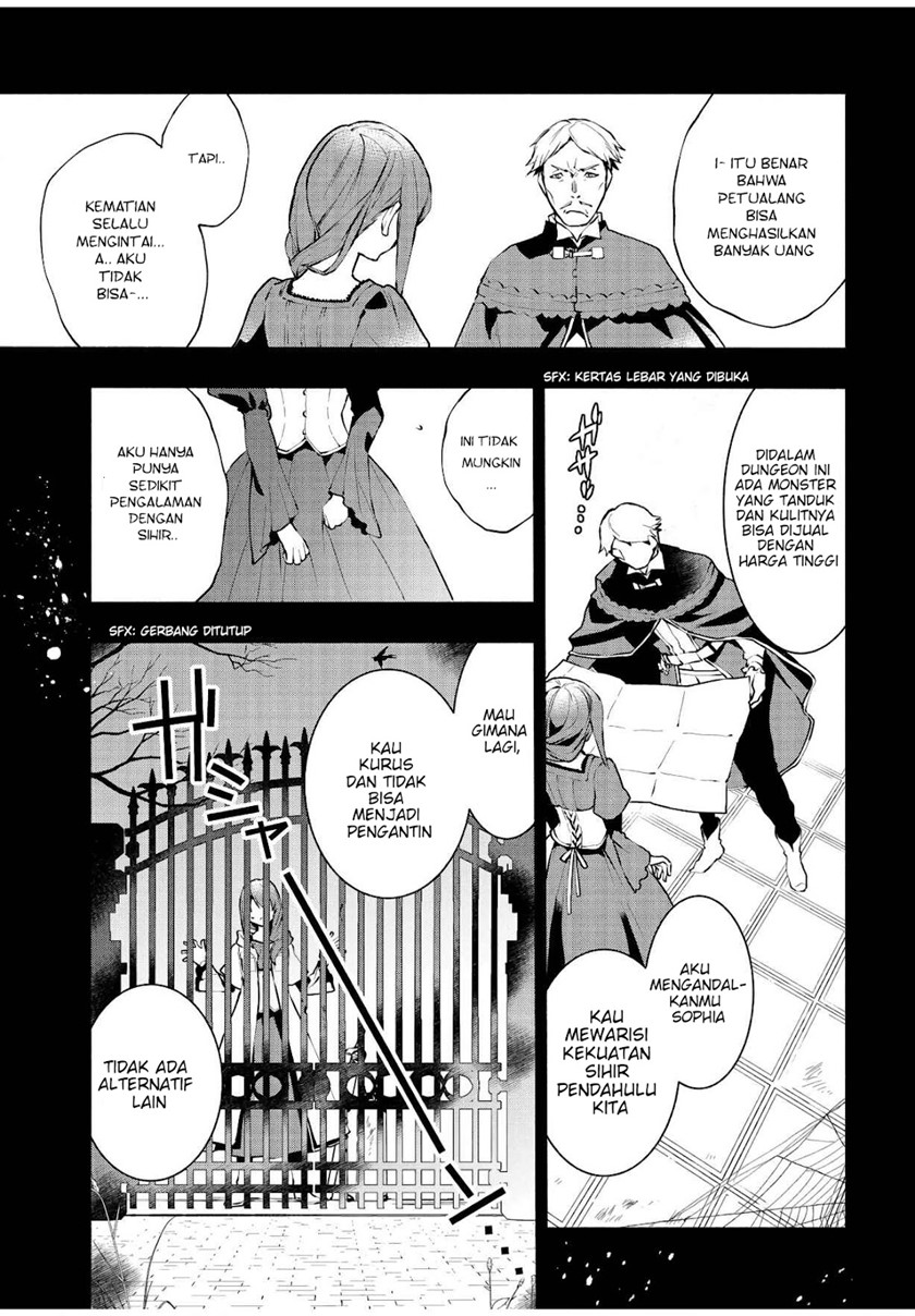 Binbou Reijou no Kanchigai Seijo Den Chapter 01.1 Gambar 9