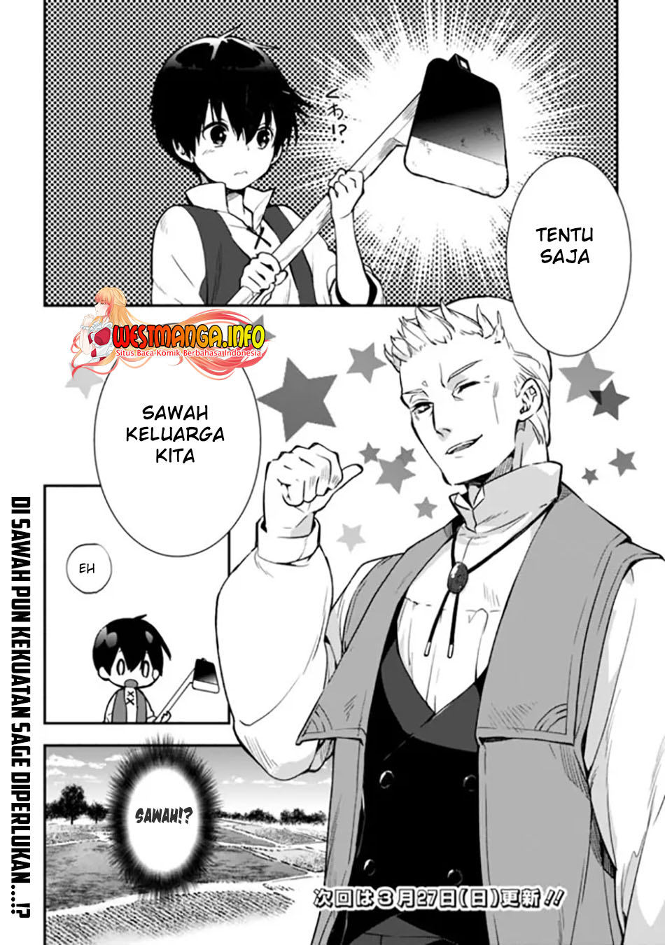Rettoshoku no Saikyo Kenja ~ Teihen no [Murabito] Kara Yoyuu de Sekai Saikyo ~ Chapter 03.2 Gambar 18