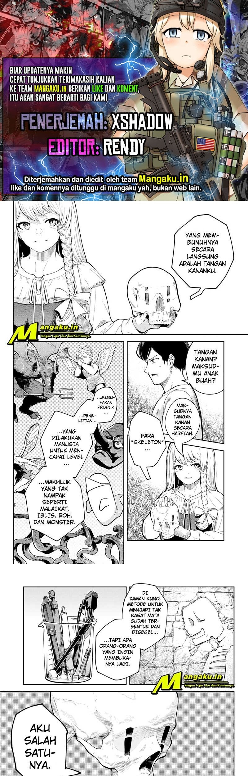 Baca Komik Skeleton Double Chapter 03.2 Gambar 1