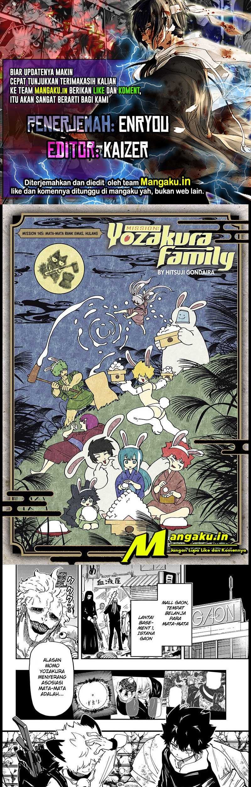 Baca Komik Mission: Yozakura Family Chapter 145 Gambar 1