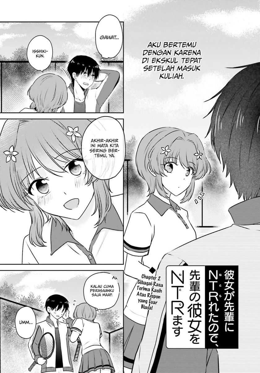 Baca Kanojo ga Senpai ni NTR-reta no de, Senpai no Kanojo wo NTR-masu Chapter 02 Gambar 2