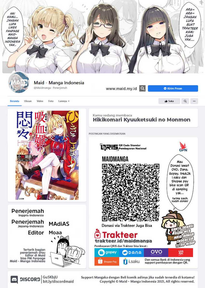Baca Hikikomari Kyuuketsuki no Monmon Chapter 04 Gambar 2