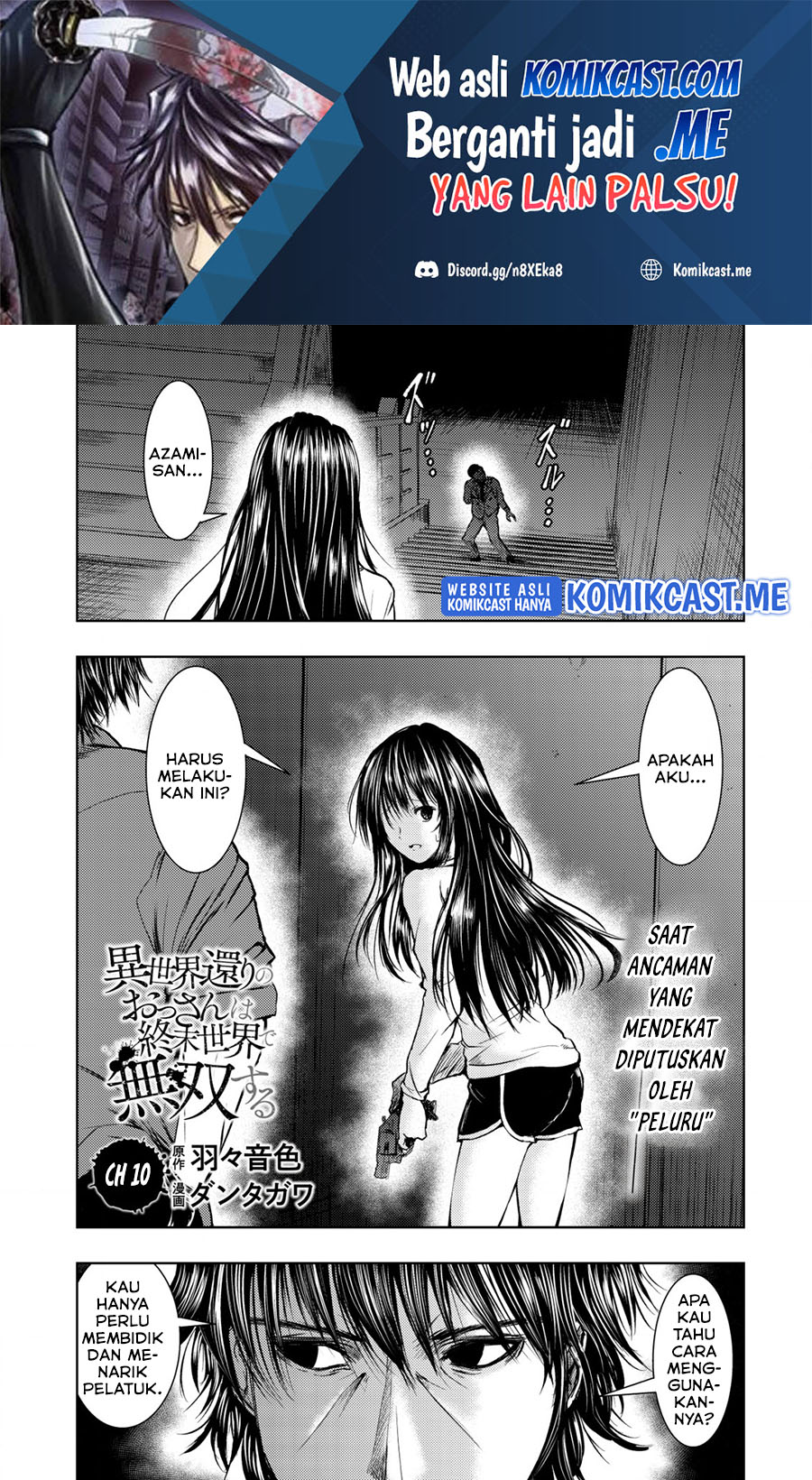Baca  Isekai Kaeri no Ossan wa Shuumatsu de Sekai de Musou Suru Chapter 10 Gambar 2