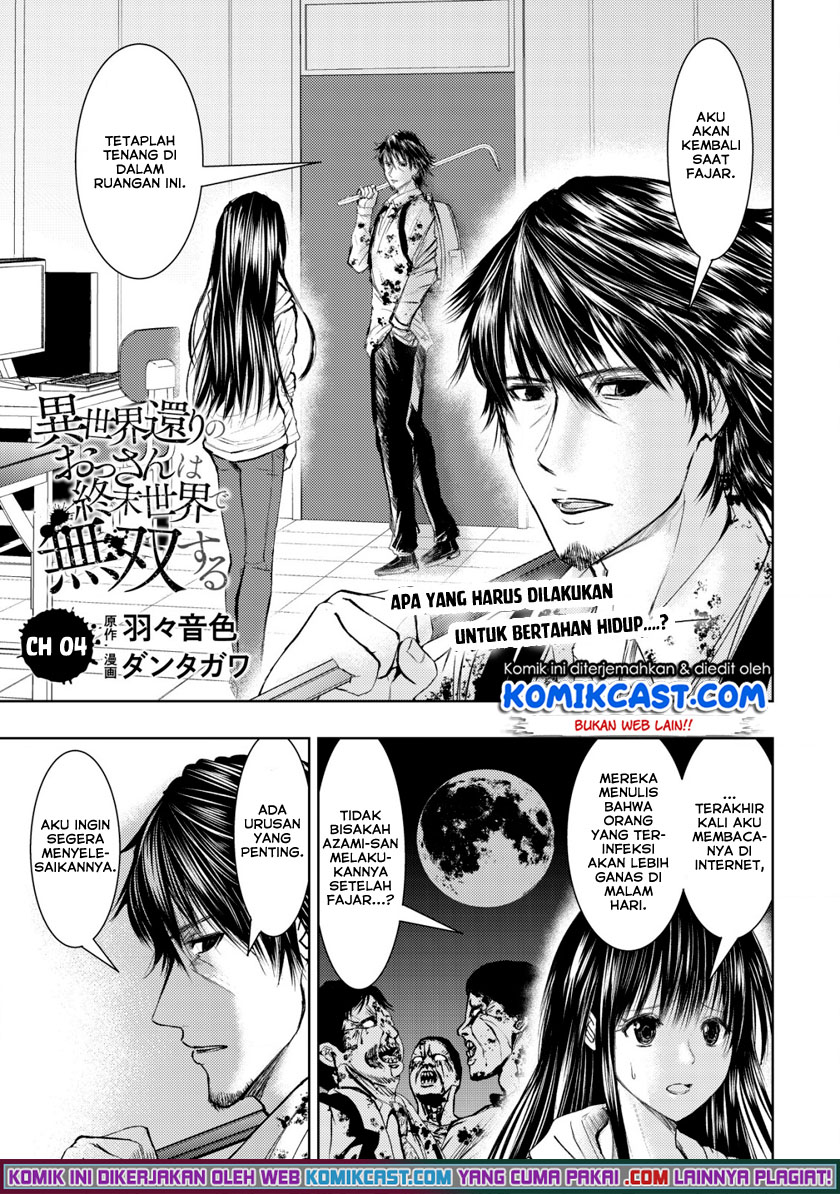 Baca Isekai Kaeri no Ossan wa Shuumatsu de Sekai de Musou Suru Chapter 04 Gambar 2