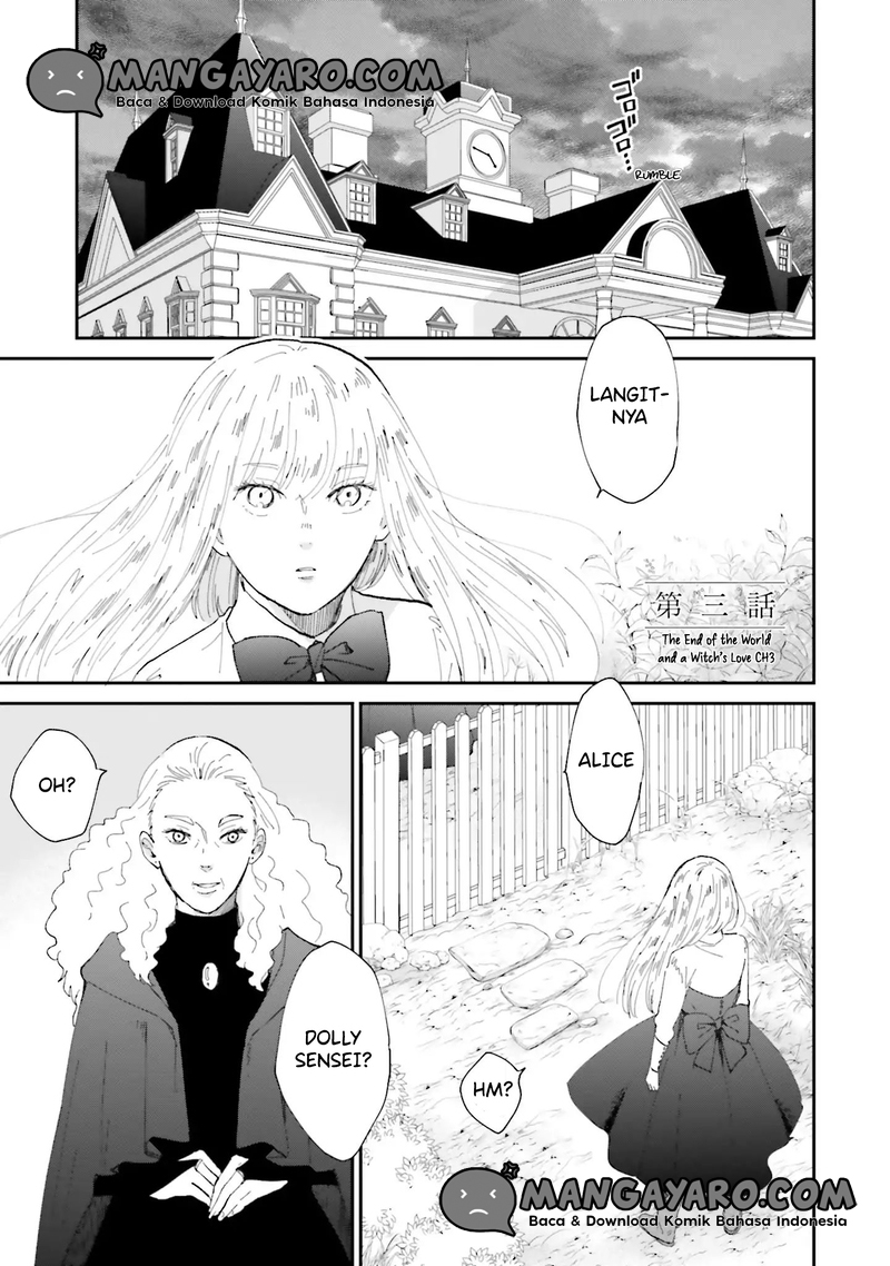 Baca Sekai no Owari to Majo no Koi Chapter 03 Gambar 2