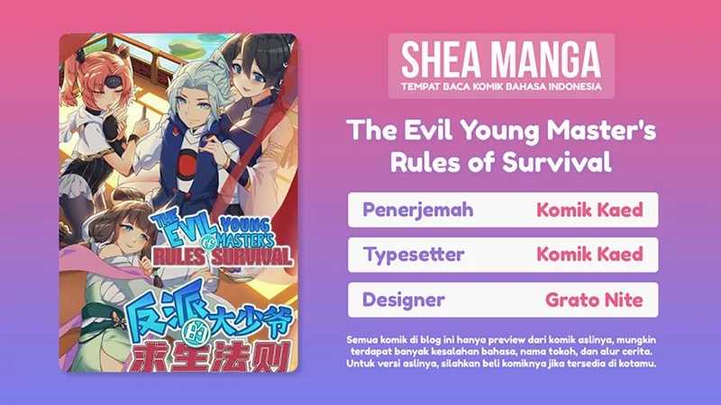 Baca Komik The Evil Young Master’s Rules of Survival Chapter 02 Gambar 1