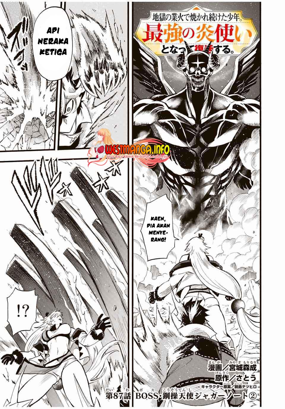 Baca  Jigoku no Gouka de Yaka re Tsuzuketa Shounen. Saikyou no Honou Tsukai to Natte Fukkatsu Suru. Chapter 87 Gambar 2