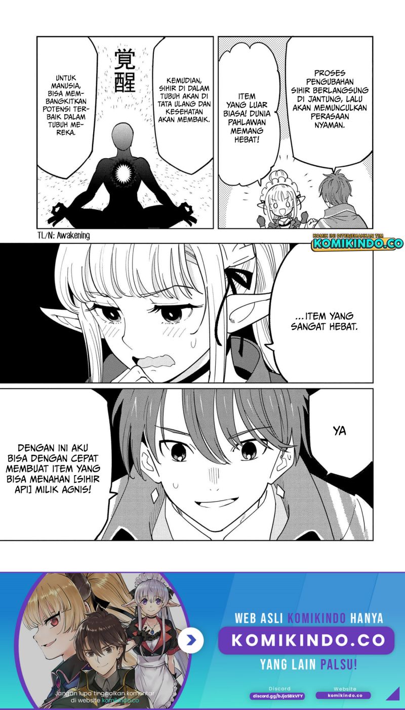 Souzou Renkinjutsushi wa Jiyuu wo Ouka suru: Kokyou wo Tsuihou saretara, Maou no Ohizamoto de Chouzetsu Kouka no Magic Item Tsukuri-houdai ni Narimashita Chapter 07.3 Gambar 11