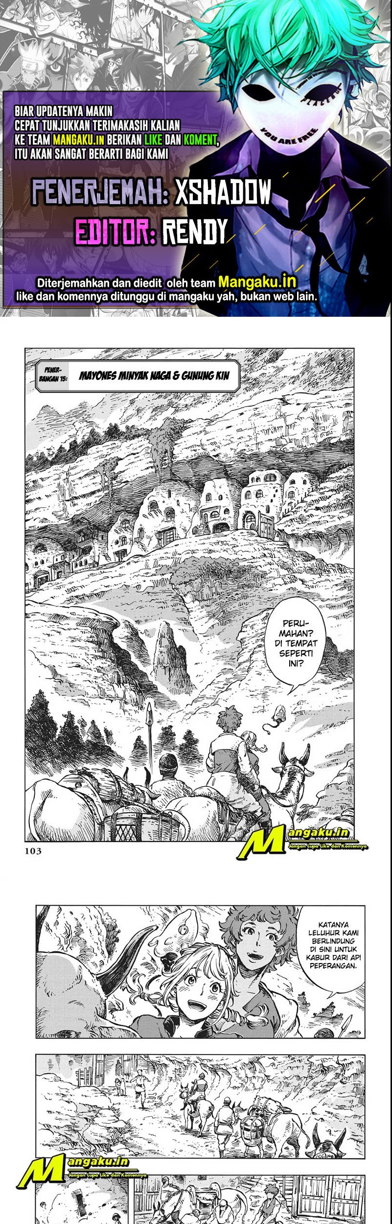 Baca Komik Kuutei Dragons Chapter 15.1 Gambar 1