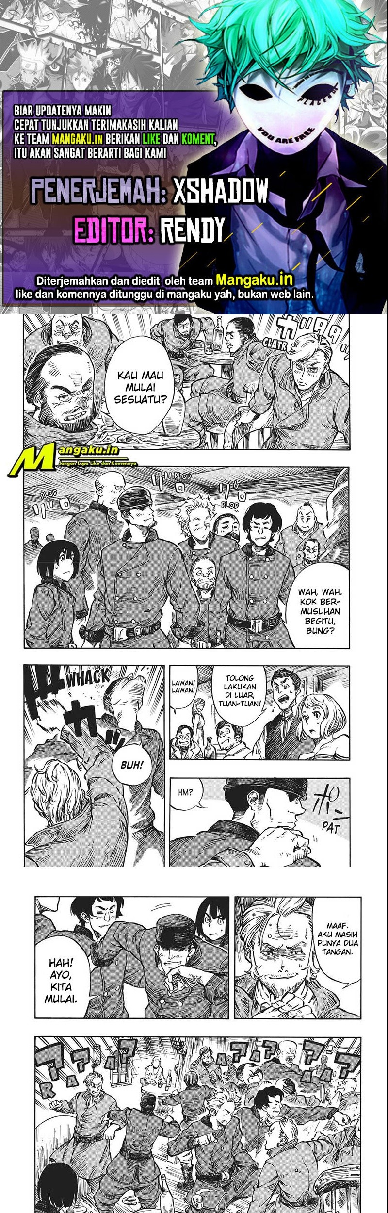 Baca Komik Kuutei Dragons Chapter 07.2 Gambar 1