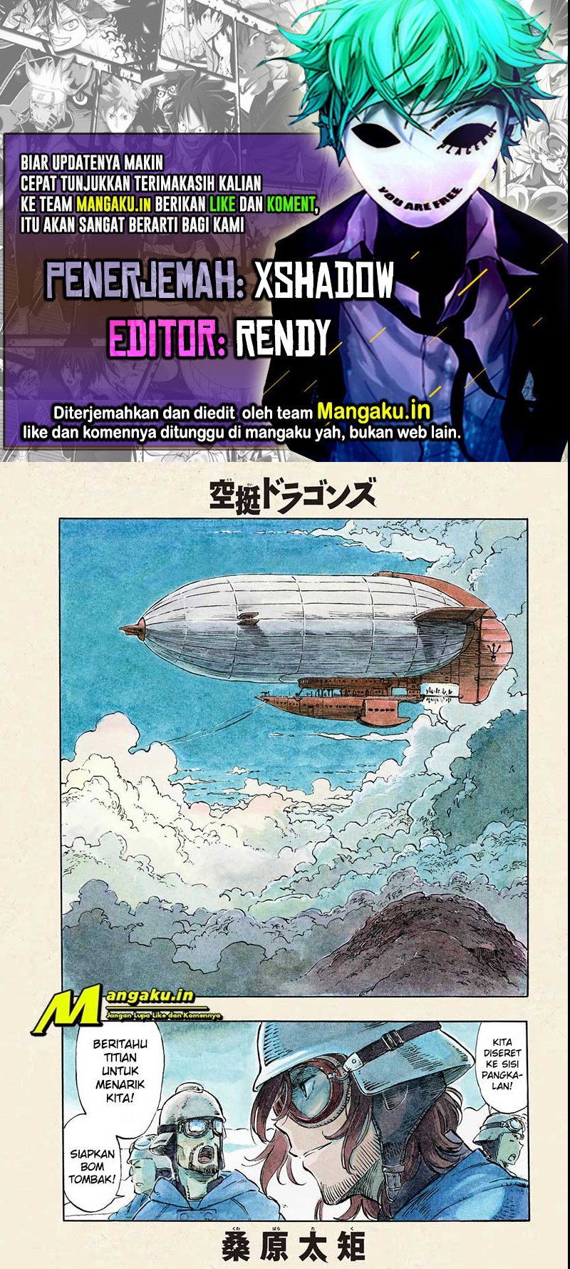 Baca Komik Kuutei Dragons Chapter 01.1 Gambar 1