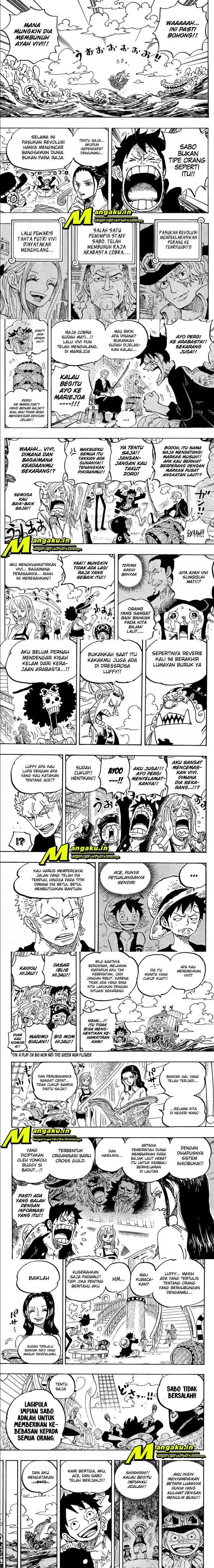 One Piece Chapter 1060 HQ Gambar 3