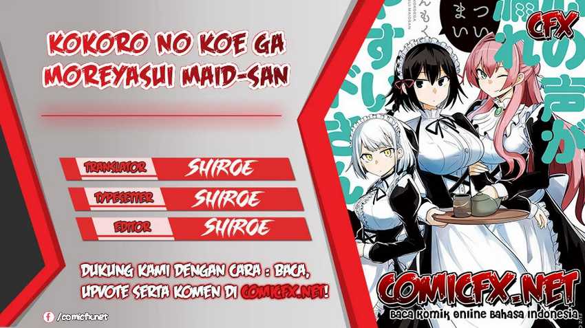 Baca Komik Kokoro no Koe ga Moreyasui Maid-san Chapter 01 Gambar 1