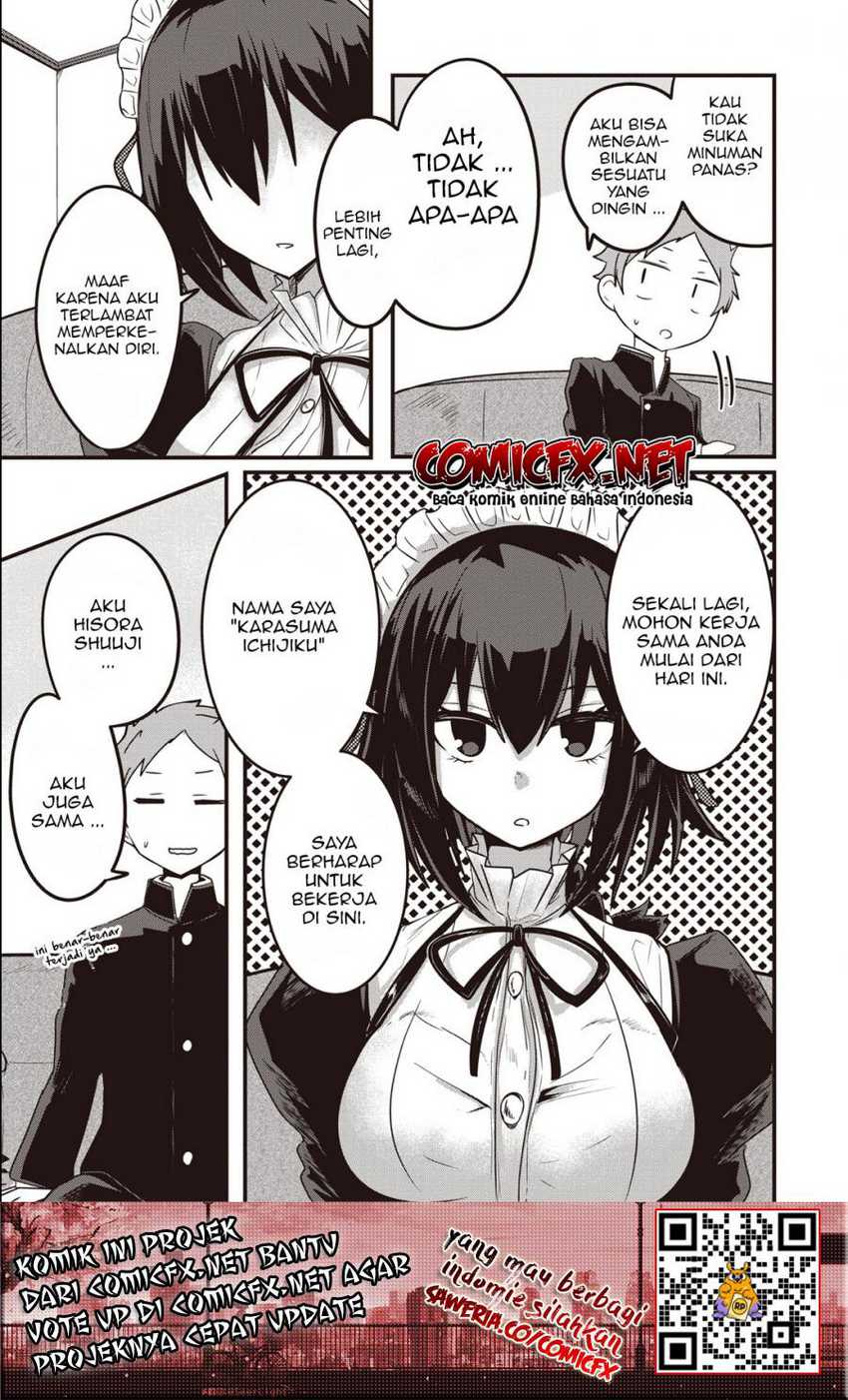 Kokoro no Koe ga Moreyasui Maid-san Chapter 01 Gambar 11