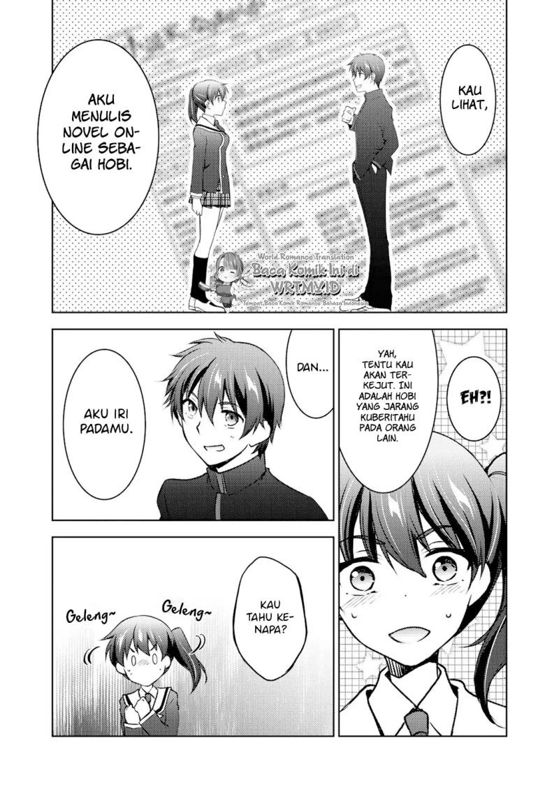 I Used a Novel Posting Site and The Most Beautiful Girl in My Class Turned out to Be a Reader Chapter 09.2 Gambar 11