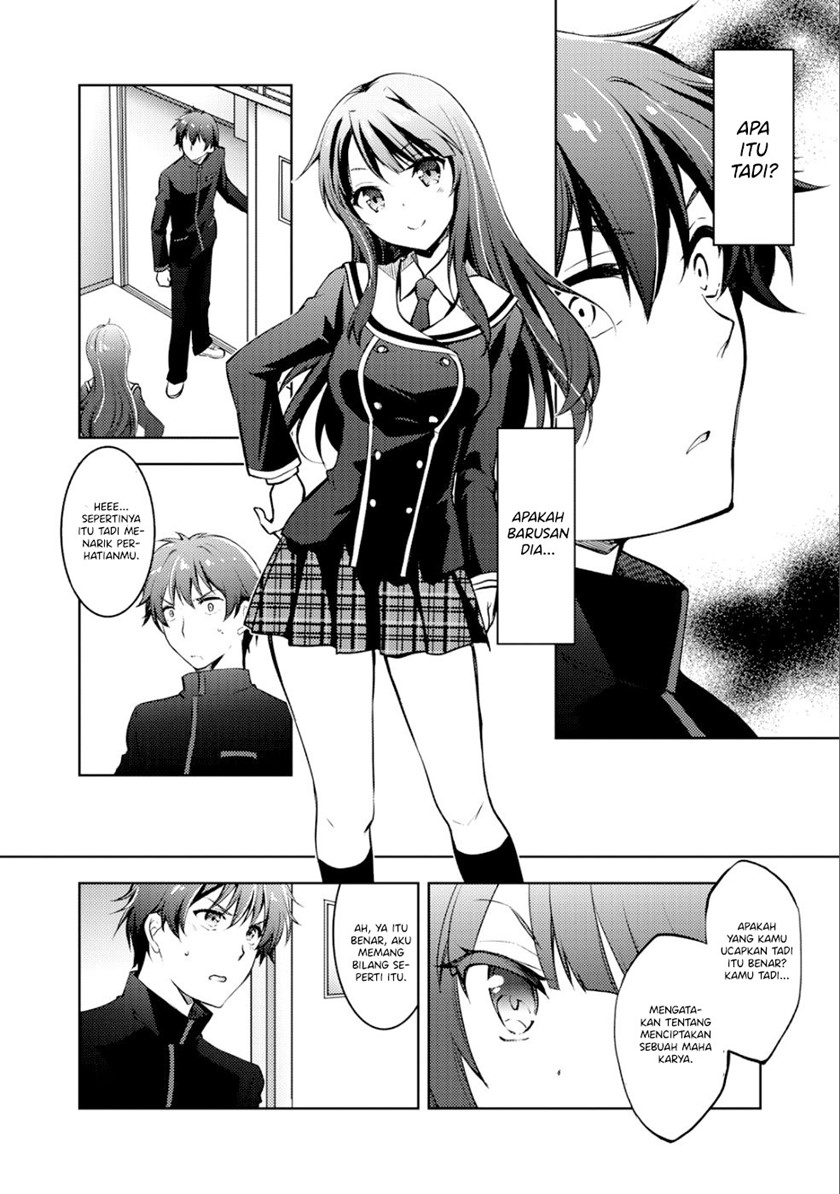 I Used a Novel Posting Site and The Most Beautiful Girl in My Class Turned out to Be a Reader Chapter 03 Gambar 3