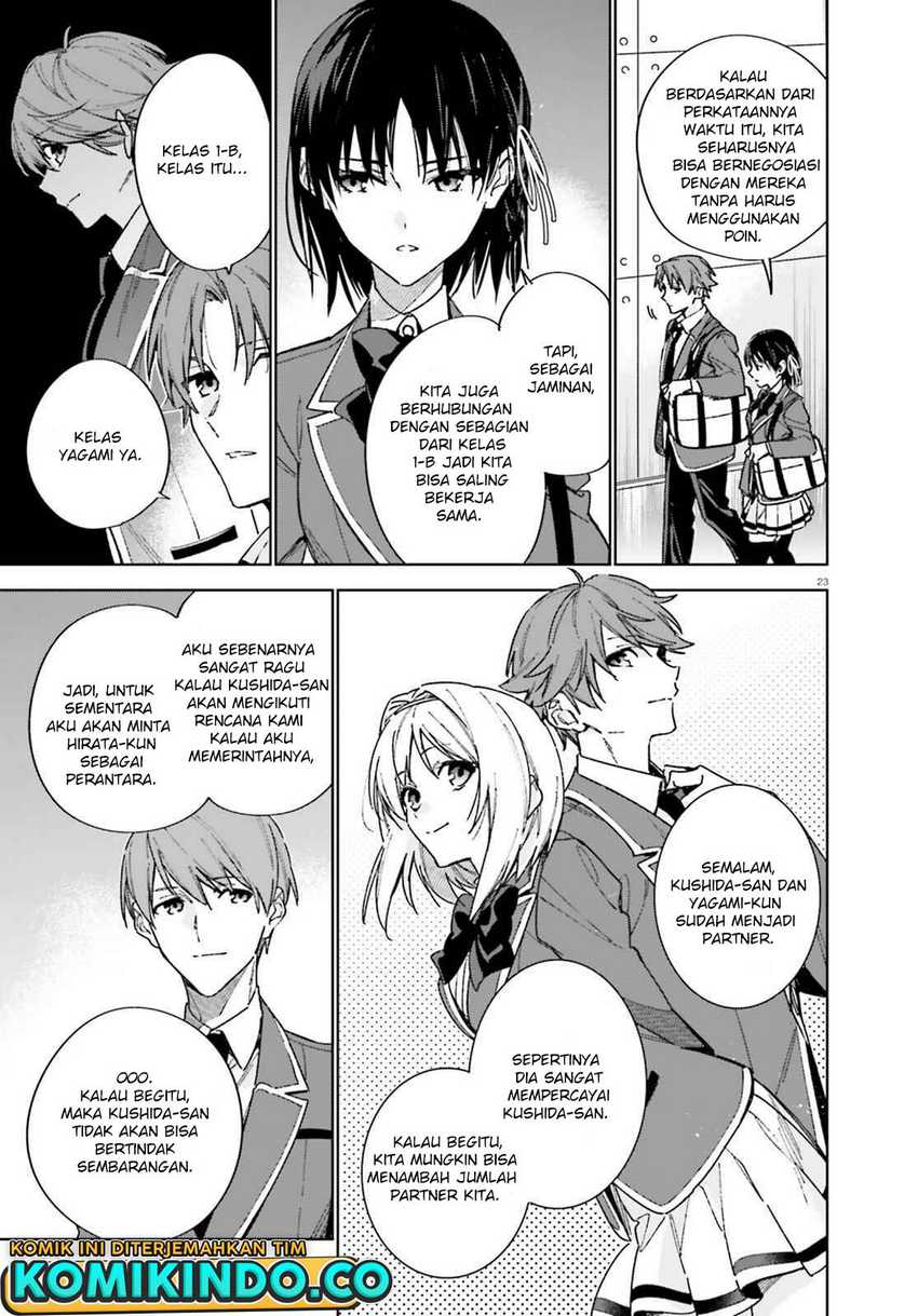 Youkoso Jitsuryoku Shijou Shugi no Kyoushitsu e: 2-nensei-hen Chapter 06 Gambar 24