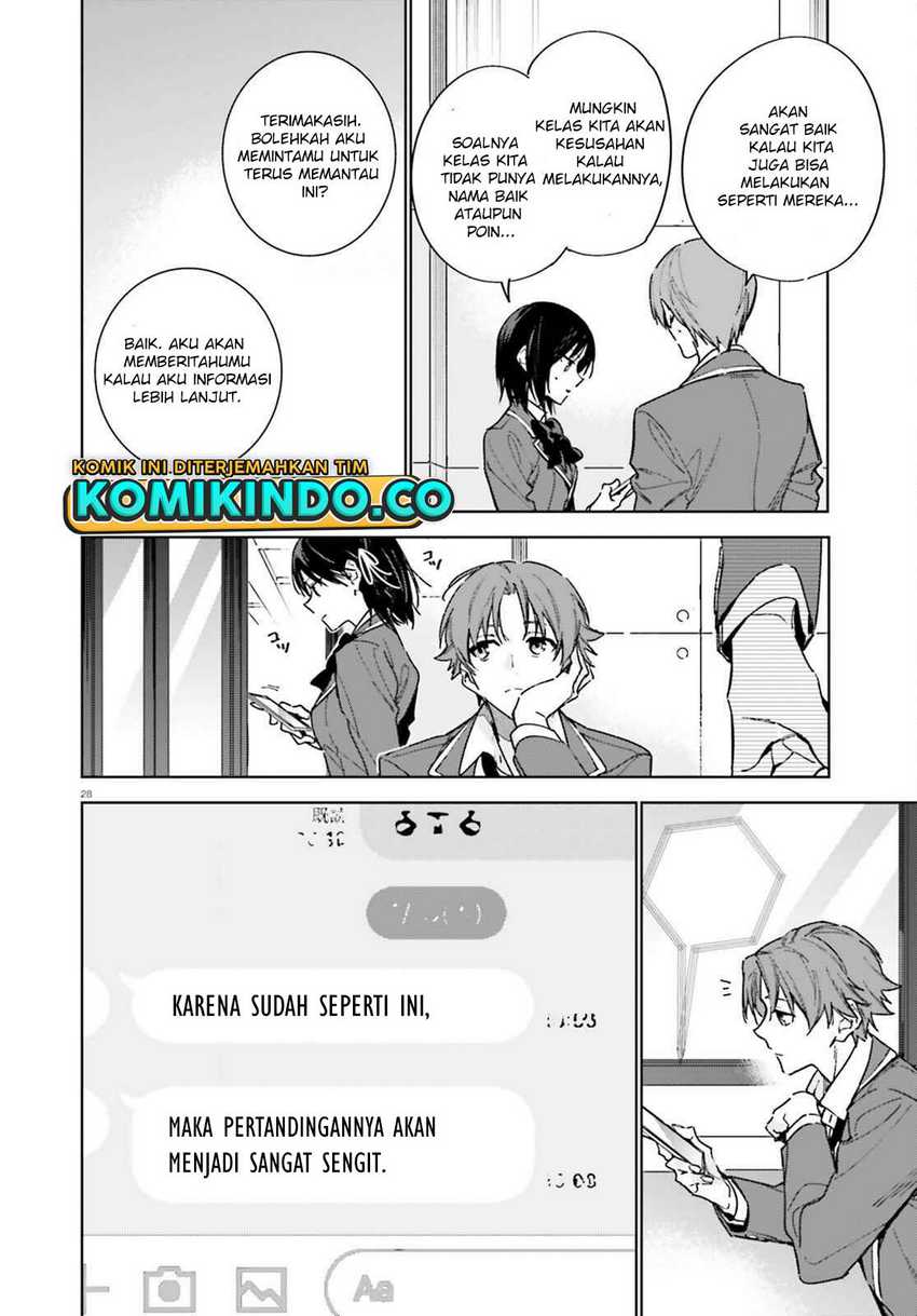 Youkoso Jitsuryoku Shijou Shugi no Kyoushitsu e: 2-nensei-hen Chapter 06 Gambar 29