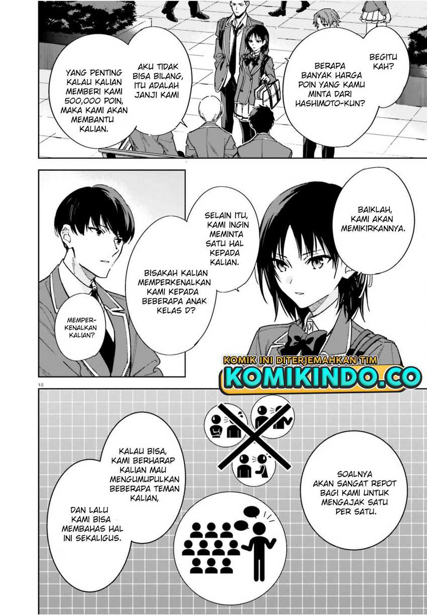 Youkoso Jitsuryoku Shijou Shugi no Kyoushitsu e: 2-nensei-hen Chapter 04 Gambar 19