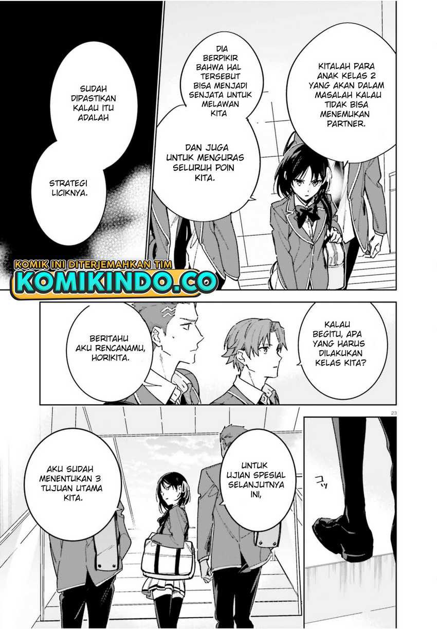 Youkoso Jitsuryoku Shijou Shugi no Kyoushitsu e: 2-nensei-hen Chapter 04 Gambar 24