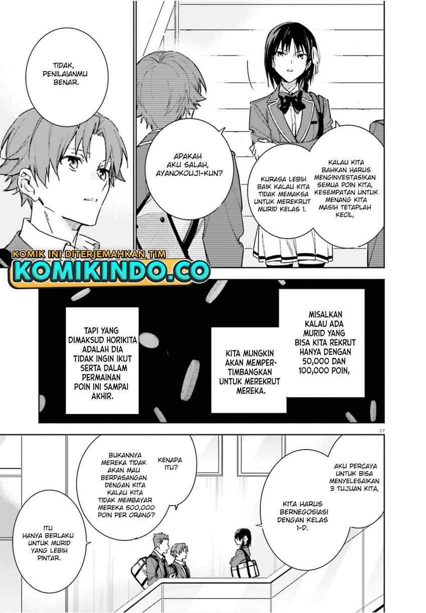 Youkoso Jitsuryoku Shijou Shugi no Kyoushitsu e: 2-nensei-hen Chapter 04 Gambar 28