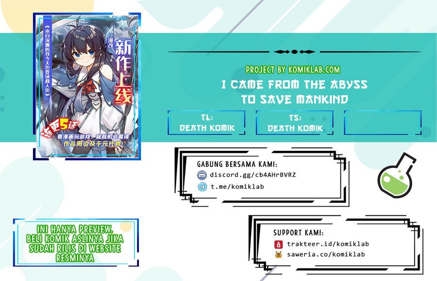Baca Komik I Came From The Abyss to Save Mankind Chapter 01 Gambar 1