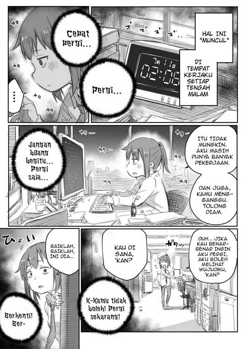 Baca Shachiku-san wa Youjo Yuurei ni Iyasaretai Chapter 01 Gambar 2