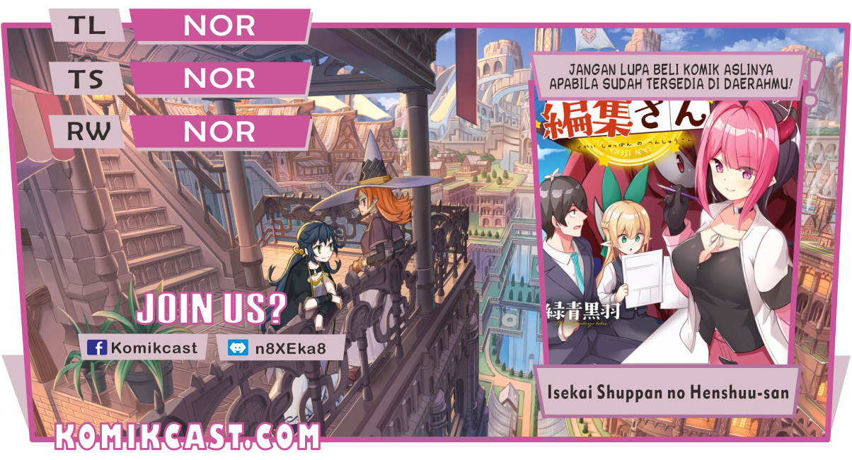 Baca Komik Isekai Shuppan no Henshuu-san Chapter 02 Gambar 1