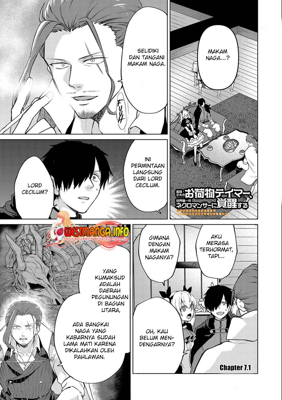 Tsuihou Sareta Onimotsu Tamer, Sekai Yuiitsu No Necromancer Ni Kakusei Suru: Ariamaru Sono Chikara D Chapter 07.1 Gambar 4