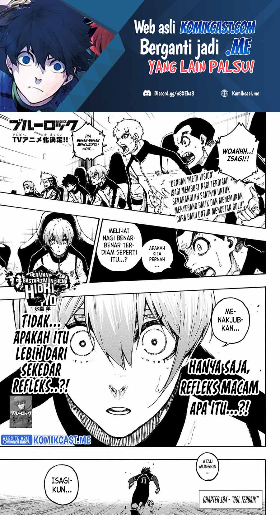 Baca Manga Blue Lock Chapter 184 Gambar 2