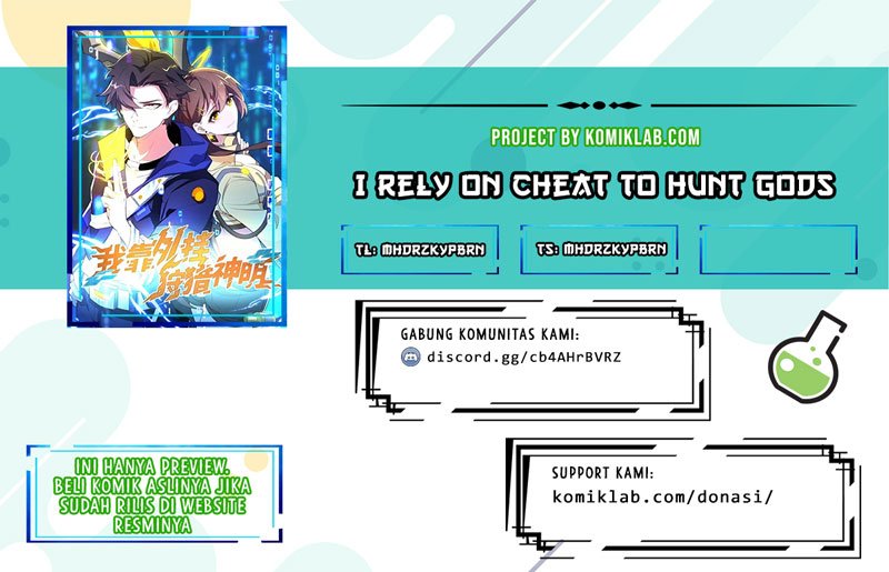 Baca Komik I Rely on Cheat to Hunt Gods Chapter 00.1 Gambar 1
