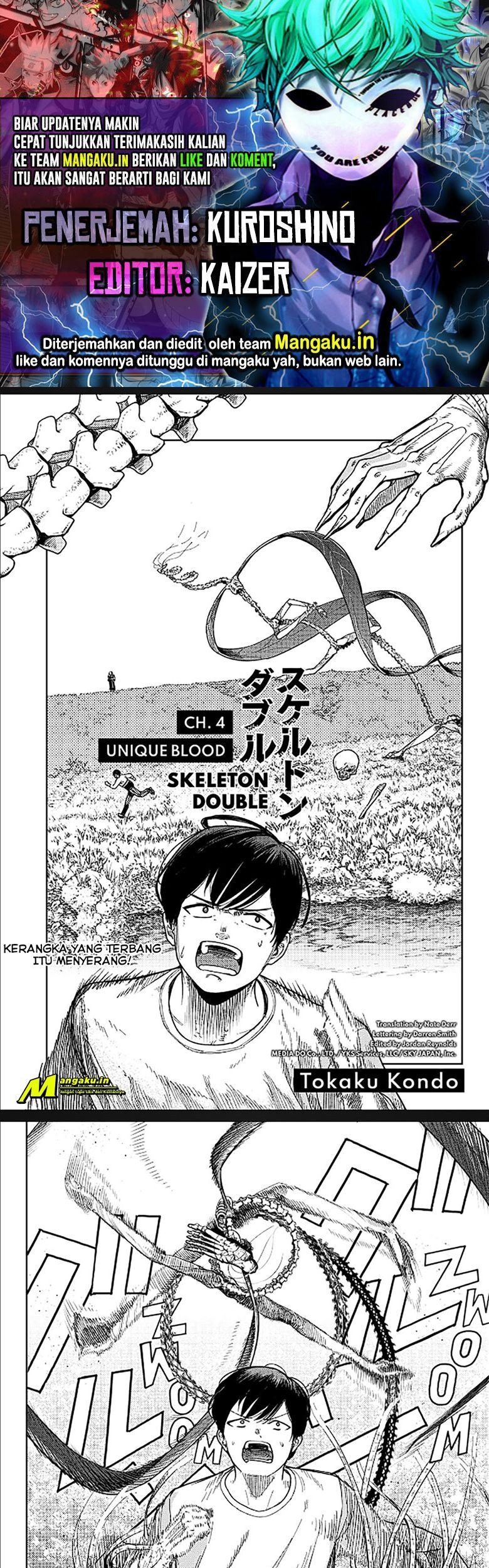 Baca Komik Skeleton Double Chapter 04.1 Gambar 1