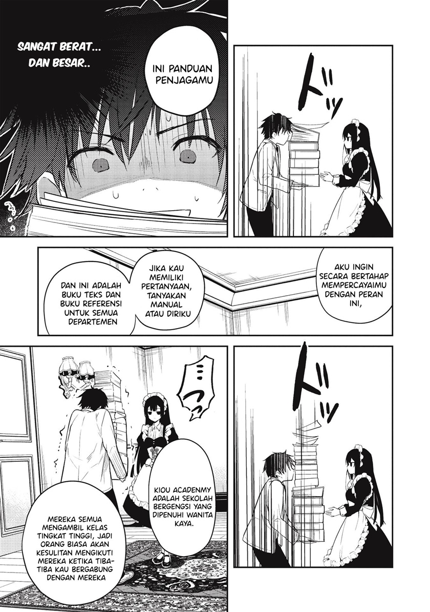 Saijo no Osewa ~Takane no Hana Darakena Meimon Kou de, Gakuin Ichi no Ojou-sama (Seikatsu Noryoku Kaimu) o Kagenagara Osewa suru Koto ni Narimashita~ Chapter 02.2 Gambar 14