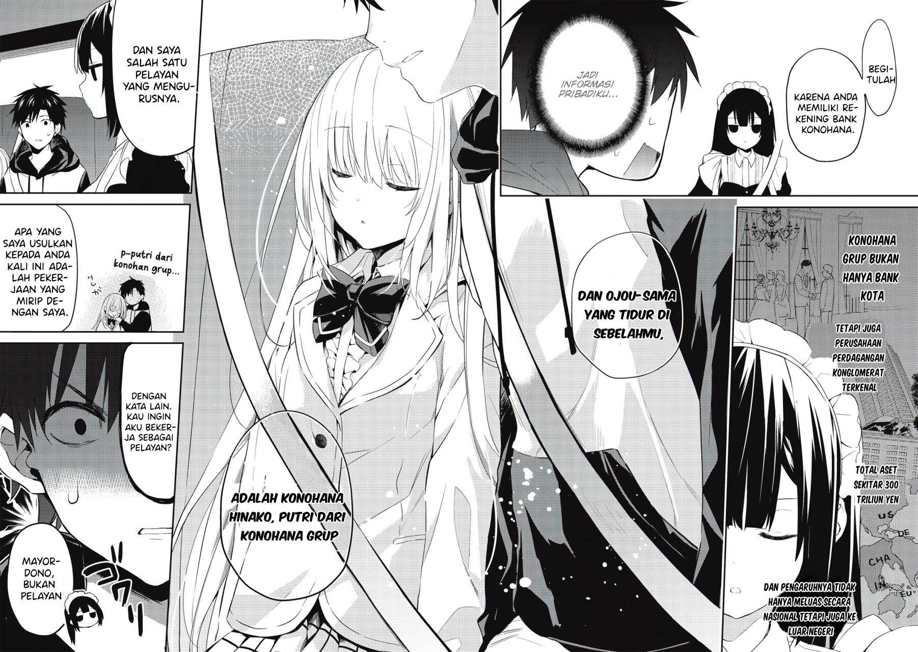 Saijo no Osewa ~Takane no Hana Darakena Meimon Kou de, Gakuin Ichi no Ojou-sama (Seikatsu Noryoku Kaimu) o Kagenagara Osewa suru Koto ni Narimashita~ Chapter 02.1 Gambar 3