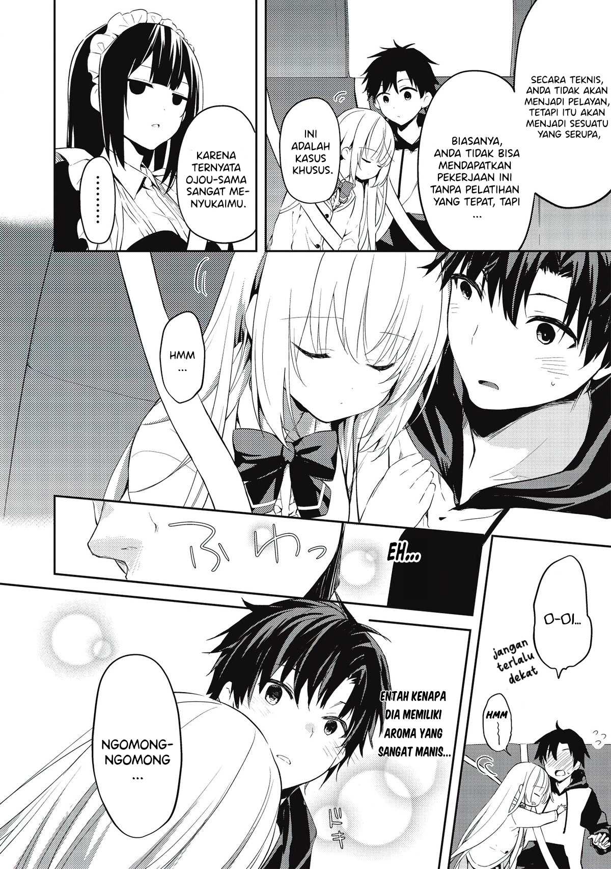 Saijo no Osewa ~Takane no Hana Darakena Meimon Kou de, Gakuin Ichi no Ojou-sama (Seikatsu Noryoku Kaimu) o Kagenagara Osewa suru Koto ni Narimashita~ Chapter 02.1 Gambar 4