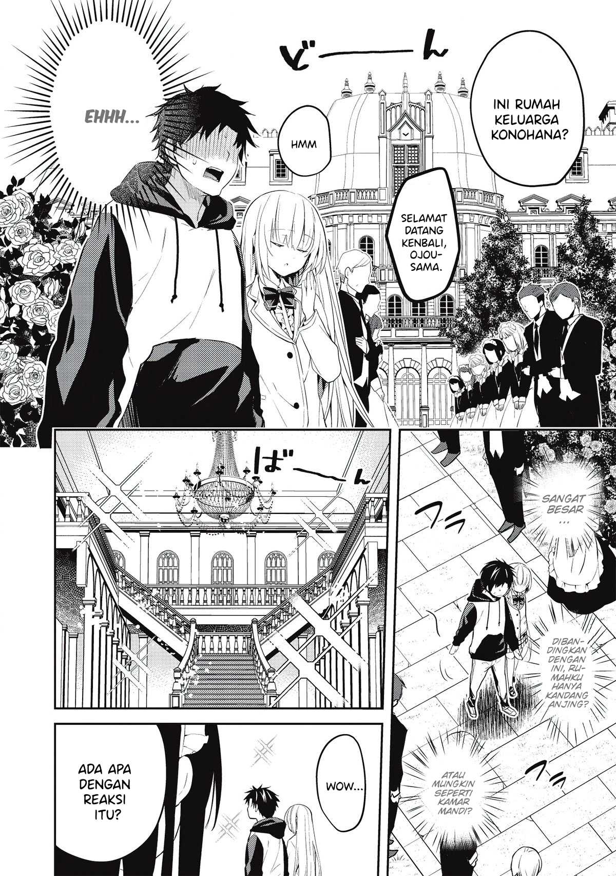 Saijo no Osewa ~Takane no Hana Darakena Meimon Kou de, Gakuin Ichi no Ojou-sama (Seikatsu Noryoku Kaimu) o Kagenagara Osewa suru Koto ni Narimashita~ Chapter 02.1 Gambar 6