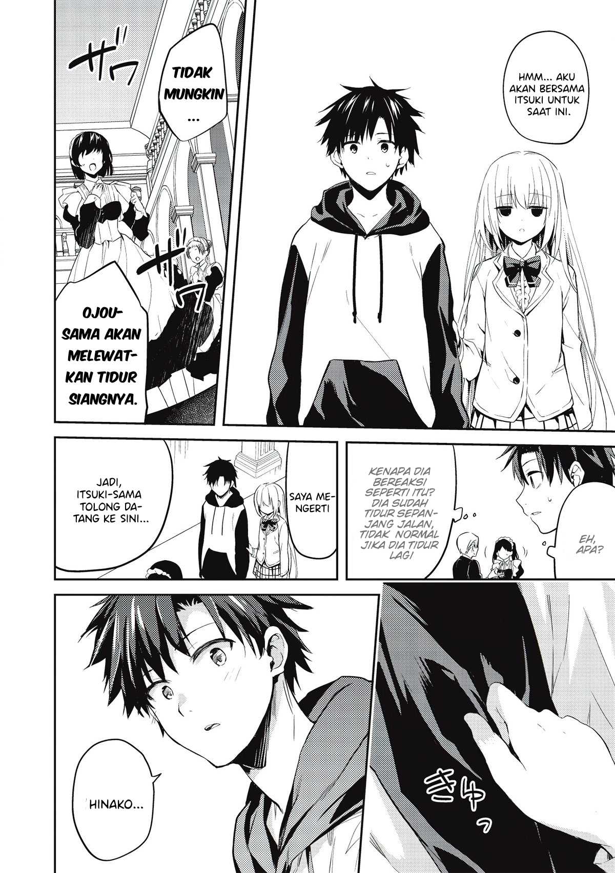 Saijo no Osewa ~Takane no Hana Darakena Meimon Kou de, Gakuin Ichi no Ojou-sama (Seikatsu Noryoku Kaimu) o Kagenagara Osewa suru Koto ni Narimashita~ Chapter 02.1 Gambar 8