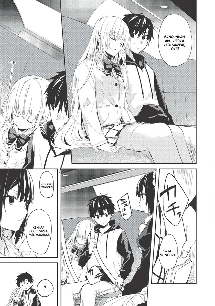 Saijo no Osewa ~Takane no Hana Darakena Meimon Kou de, Gakuin Ichi no Ojou-sama (Seikatsu Noryoku Kaimu) o Kagenagara Osewa suru Koto ni Narimashita~ Chapter 01 Gambar 33