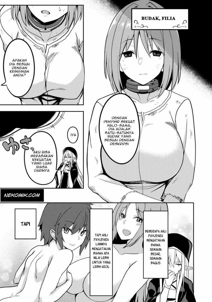 Eroi Koto Suru Tame ni Kyonyuu Bishoujo Dorei o Katta Hazu ga, Oshishou-sama to Shitawa Rete Omotta Toori ni Ikanaku Naru Hanashi Chapter 01 Gambar 10